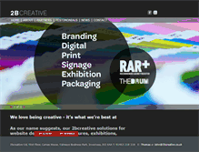 Tablet Screenshot of 2bcreative.co.uk